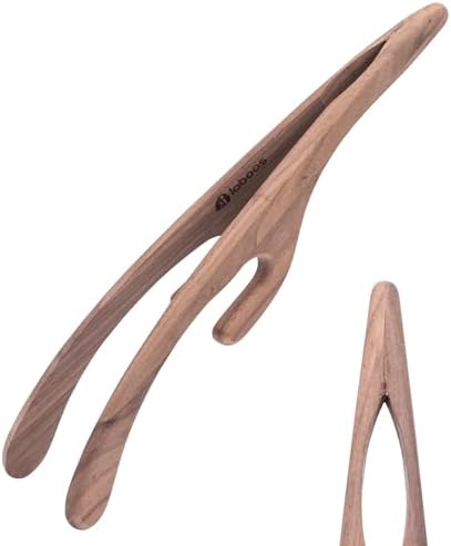 Wooden Deer Antler-Inspired Toast Tongs